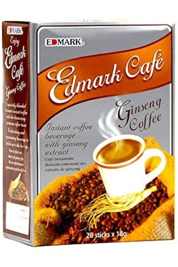 EDMARK Cafe Coffee With Ginseng 18Gm X 20 Sticks