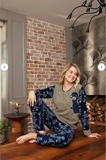 RAPAPA Women's Fleece Pajama Set – Soft, Warm, and Comfortable Loungewear 13236-42236