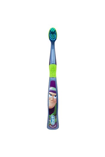 Oral-B Periuță de dinți pentru copii, Oral-B, Pixar, Buzz Lightning, vârstă 3+ ani, protecție multiplă, peri moi,