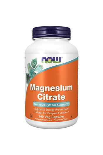 Now Foods Magnesium Citrate 400 mg / serving, 240 capsules