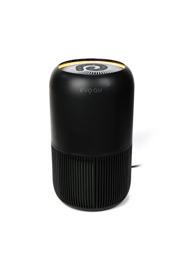 EvoAir Evoair Air Purifier, YuvoSpin, UV Lamp, True Hepa, Pollen/Pet Function, Ambient Light, Black