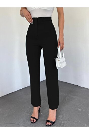 MetuCA Zra Pleated Carrot Pants -Black
