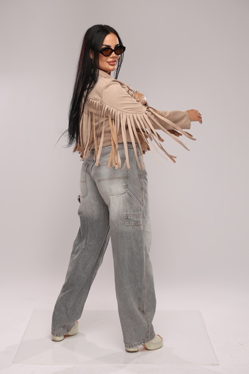 Pretty Suede fringed jacket