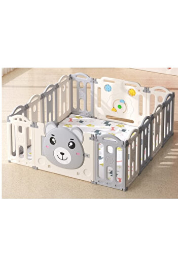 FULLJOY Portable Play Yards, Baby Playpen, Ball Fence, Foldable Crawling Fences, 185*148*62cm