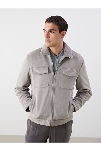 LC Waikiki Сlim Fit сорочка з коміром із замші Чоловічий піджак