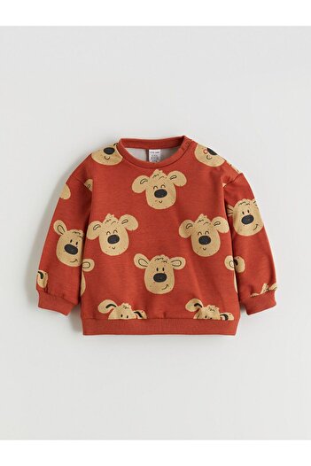LC Waikiki Crew Neck Baby Boy Sweatshirt and Tracksuit Bottom 2-pack