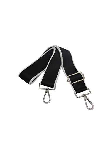 Anatolia Black and White Polyester Bag Shoulder Strap 4Cmx120