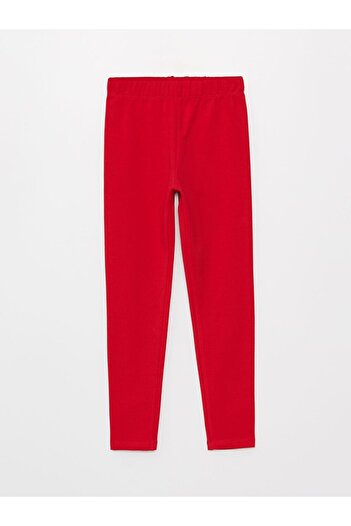 LC Waikiki Basic Girl's Long Tights with Elastic Waist