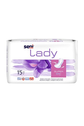 Seni Lady daily pads, Super, 15 pieces,