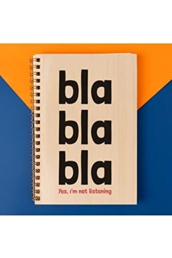 STOREMAX Pltnstoreshop Yes I'M Not Listening Designed 8 cm X 12 cm Dimensions Unlined 48 Sheets Wood