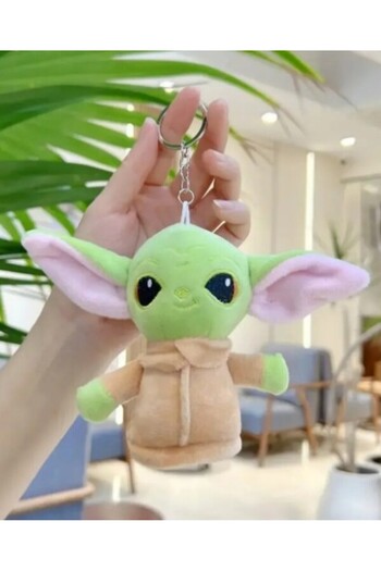 FuryaTedarik Starwars Yoda Plush Keychain Bag Ornament
