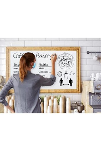 STOREMAX 28 لوح كتابة أبيض من إيكولاين، مجموعة من 4 قطع، ألوان متنوعة، طرف دائري، قابل لإعادة التعبئة