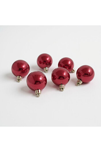 Lider MAGNESİA New Year & Special Occasions Decorative Balls 4 cm 6 Pcs