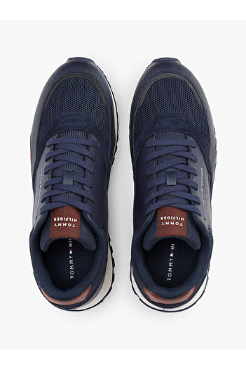 Tommy Hilfiger Erkek Mavi Sneaker