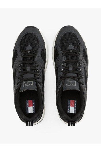 Tommy Hilfiger Erkek Siyah Sneaker