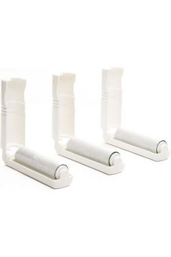 Mena Rise Co. 3-Pack Cat Dog Hair Remover, Travel, Mini Roll Inside Bag Herbiri 30 Sheets 10800