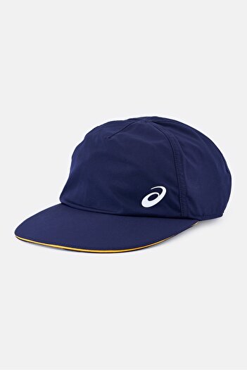 Asics Men Brand Logo Velcro Outdoor Cap, Navy