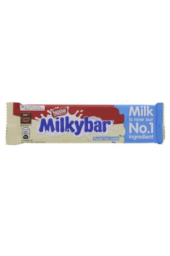 Nestle Milkybar Medium 25 g Smooth and Creamy White Chocolate Treat Loved by Kids and Adults