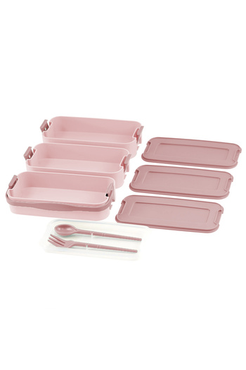 KEP 3-Tier Lunch Box – 1260 ml |   Leak-Proof |   Fork and Spoon Included |   4 Colors