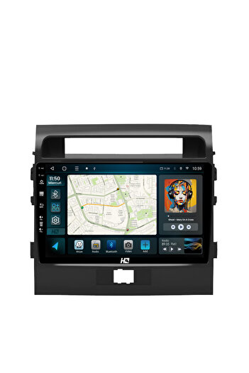 HUB64 Navigation Toyota Land Cruiser 200 (2007-2015), 2GB RAM, Android 13, GPS, Wi-Fi, Carplay