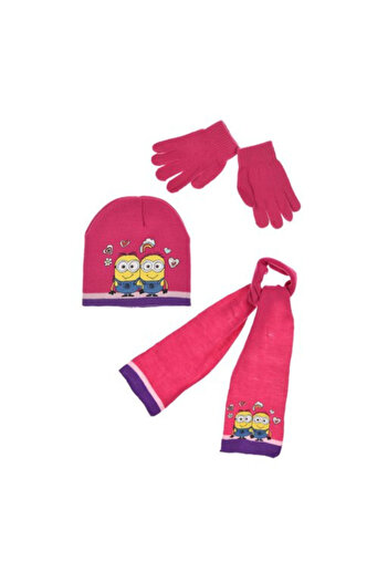 Minions Hat, scarf and gloves set, multicolor, Friend,