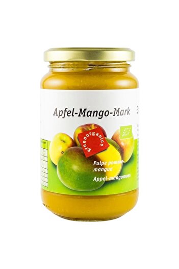 Green Organics Piure din pulpă de mere și mango, 360 g