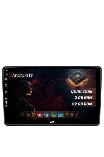 HUB64 Navigation Peugeot 308 (2012-2017), 2GB RAM, Android 13, GPS, Wi-Fi, Carplay, Android Auto