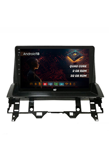 HUB64 Navigatie Mazda 6 (2002-2008), 2GB RAM, Android 13, GPS, Wi-FI, Carplay, Android Auto, USB