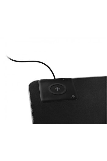 Deltaco Gaming Mousepad gaming XXL DMP330, 1190 x 590 x 4mm, RGB, wireless charging, 10W, black