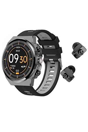 WellLuck SmartWatch With Stereo Earbuds, WellLuck, Built-In Bluetooth Speakers, IP65 Waterproof