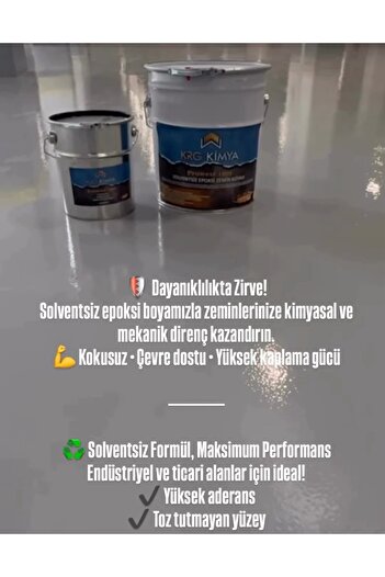 PROWEST 1001 KRG KİMYA PROWEST EPOKSİ ZEMİN BOYASI KAPLAMA SOLVENTSİZ
