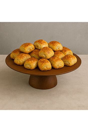 ECASATAL Acacia wood cake stand