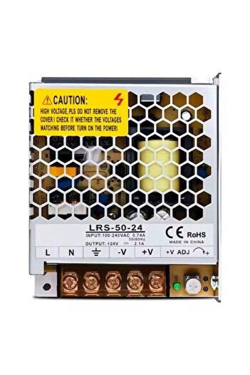 FUSIONTECHX Switched Power Supply 50W (AC-DC), Adjustable Voltage – Ideal for LED Strips and Electronics Proje