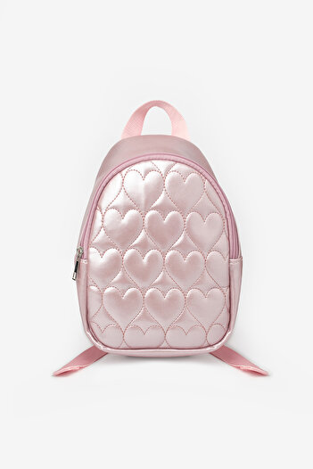 Le Mabelle Powder Heart Patterned Girl's Backpack