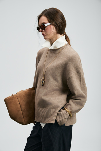 Lufian Pamela Women's Sweater Mink