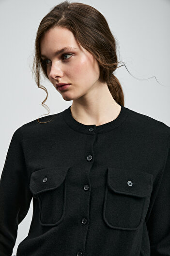 Lufian Zendaya Women's Cardigan Black