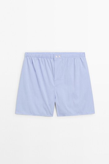 Massimo Dutti Düz poplin boxer