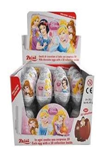 Zaini Princess Collection (24 Chocolate Eggs) 480g