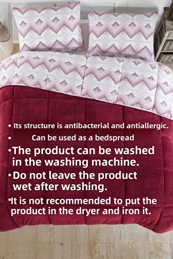 LilaMOON Single Luxury Welsoft Quilt (Double-Sided + Pillowcase)