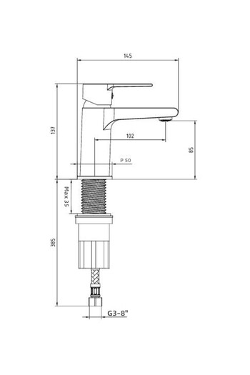 AR Lite Lavabo Bataryası 102188142