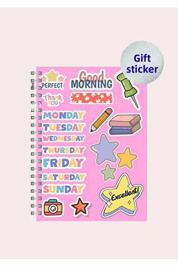Minnoş A5 Spiral School Notebook 80 Sheets - Lined