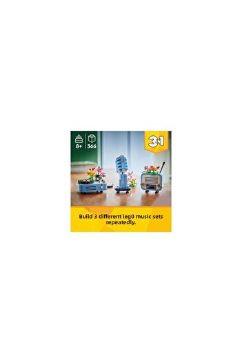 LEGO 31172 كرياتور 3 في 1 بيك أب مزودة بزهور