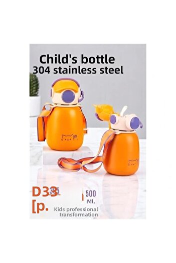 shopwave Inox Steel Lightweight Children's Water Bottle 500 ml Capacity