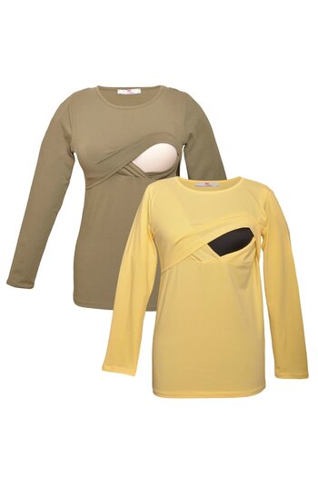 Luvmabelly Myra2707_2709 Breastfeeding Tshirt Set
