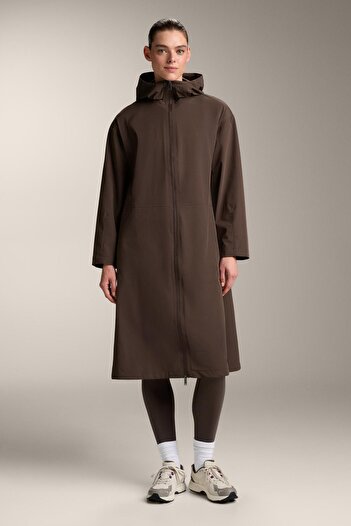 Oysho 10K waterproof extra-lightweight long jacket