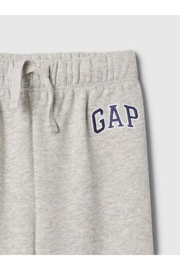 GAP Baby Boy Gray Logo Fleece Jogger Sweatpants