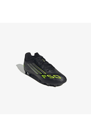adidas F50 Club Firm-Multi Ground Kids Black Turf Soccer Shoes