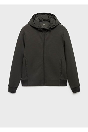 MANGO Man Thermolite® kapüşonlu sweatshirt