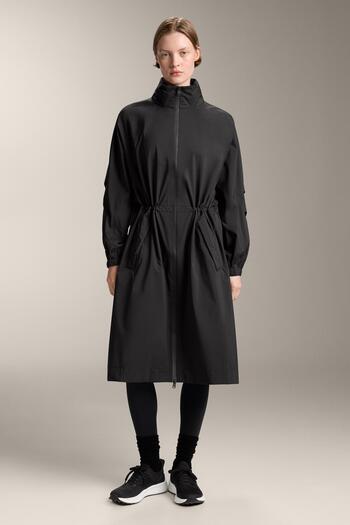 Oysho Super extra lightweight 10K waterproof packable long jacket