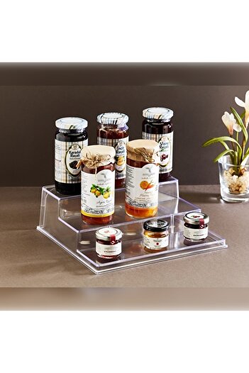 Store 3 Merdivenli Pleksi Stand Baharatlık Standı Kozmetik Standı Sadece Stand